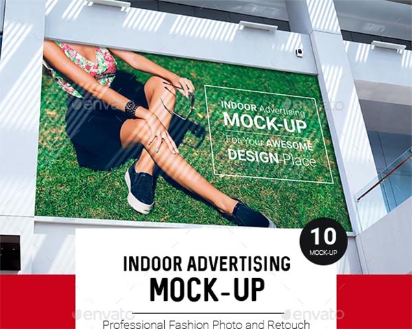 Billboard Indoor Advertising Mockup