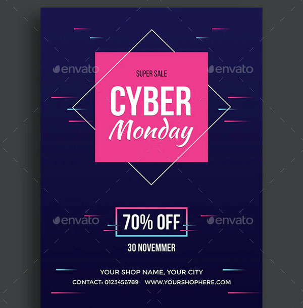 Black Friday Cyber Monday Event Flyer