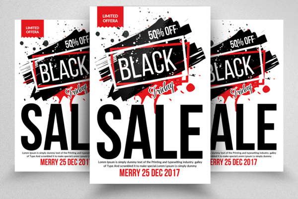Black Friday Offer Sale Flyers Bundle