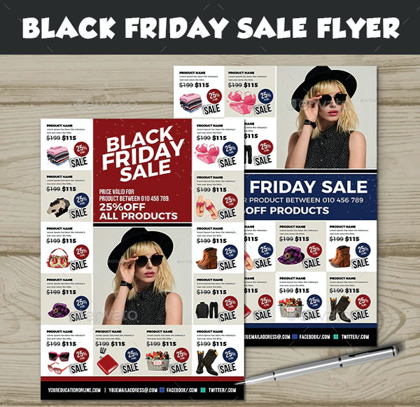 Black Friday Sale Flyer Templates