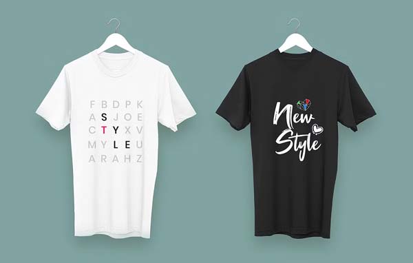Black Ladies Tshirt Mockup