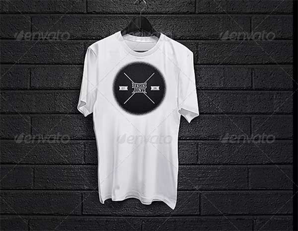 Black White T-Shirt Mockup