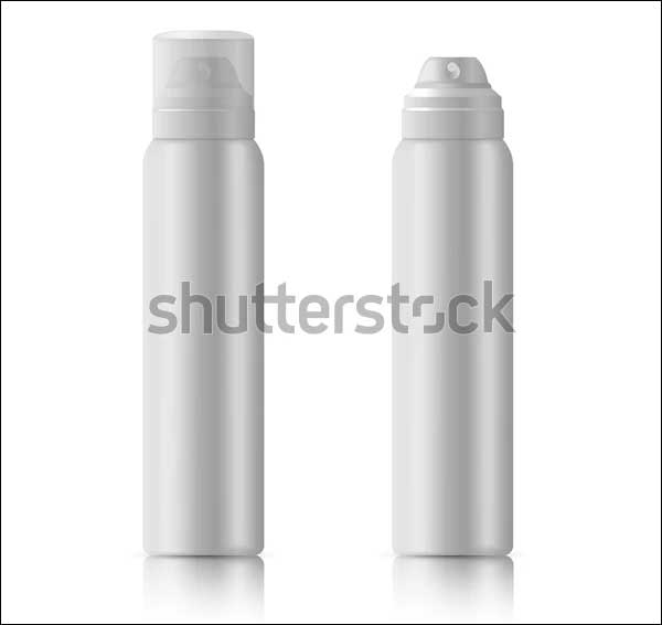 Blank Deodorant Bottle Mockup