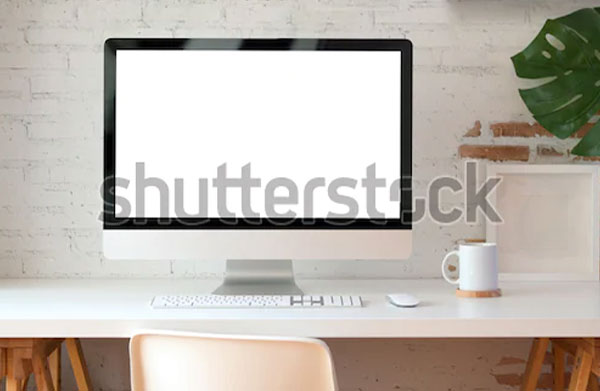 Blank Desk Mockup