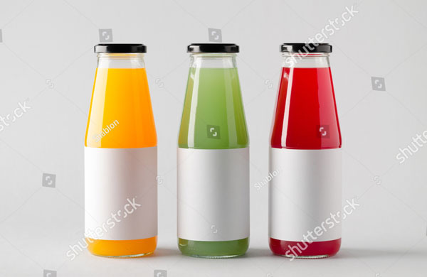 Blank Juice Label Template