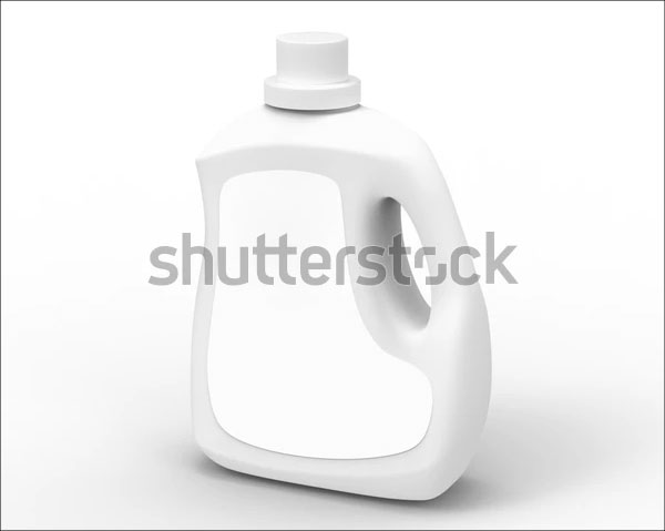 Blank Laundry Detergent Bottle