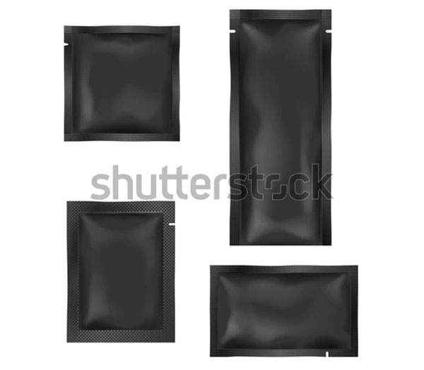 Blank Plastic Wipes Mockup