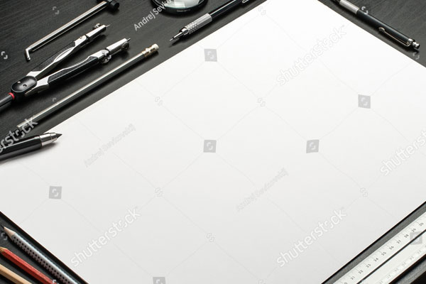Blank Sketchbook Mockup