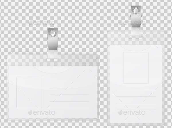 Blank Visitor ID Card