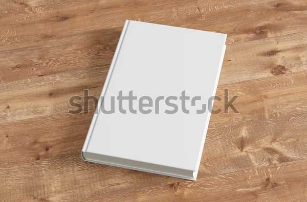Blank White Book Cover Mockup