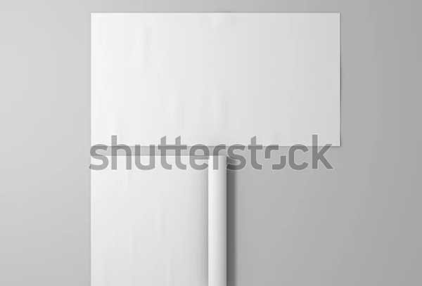 Blank and White Rubber Sport Mat Mockup