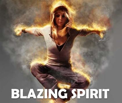 Blazing Spirit Photoshop Action Templates