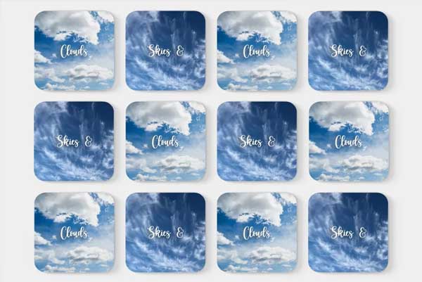 Blue Skys Clouds Template Designs