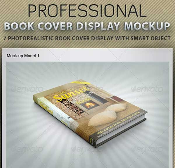 Book Cover Display Mockup