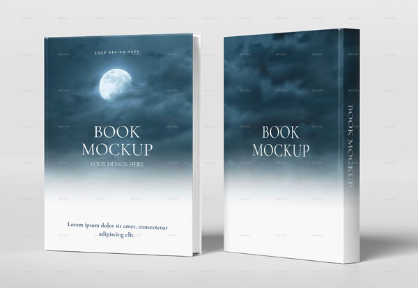 Book Cover Mockup PSD Template