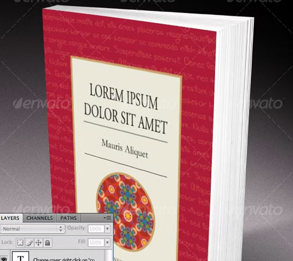 Book Cover Printable Template