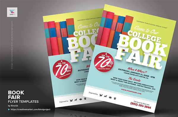 Book Fair Flyer Templates