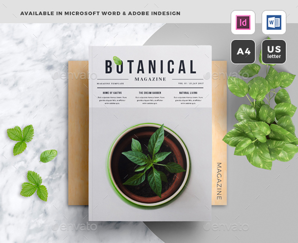 Botanical Magazine Design