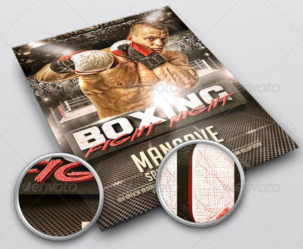 Boxing Fight Night Flyer Templates