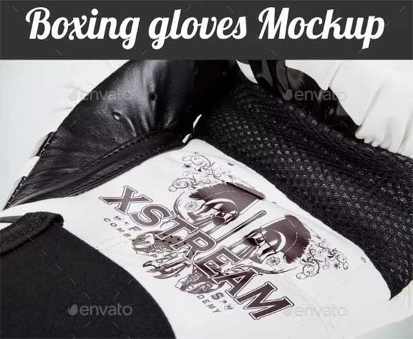 Boxing Gloves Mockup