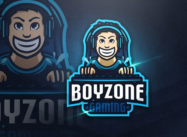 Boyzone Gaming Mascot Logo