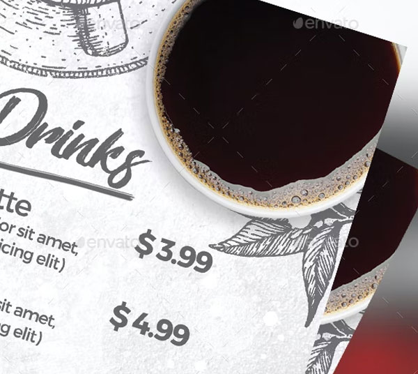 Breakfast Menu PSD Flyer Template