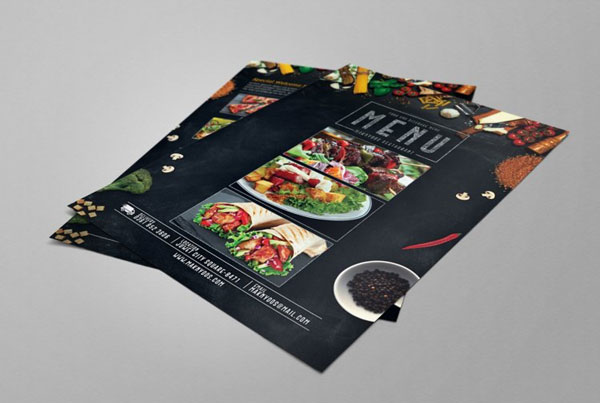 Breakfast Restaurant Food Menu PSD Flyer