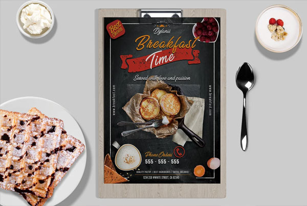 Breakfast Time Flyer Template
