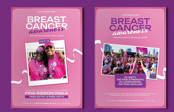 Breast Cancer Awareness Flyer Design