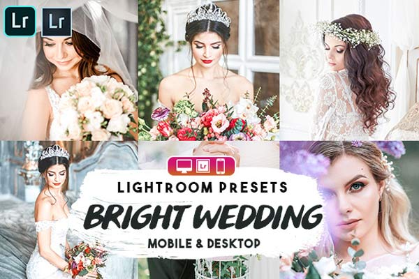 Bright Editable Wedding Lightroom Presets