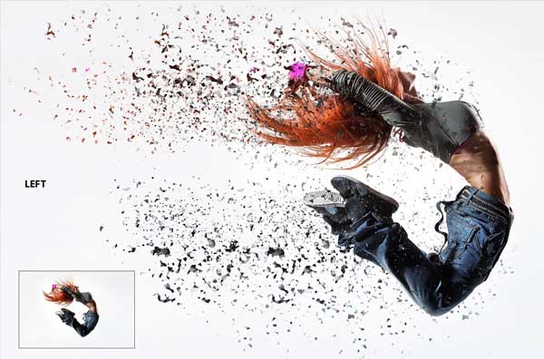 Broken Dispersion Photoshop Action