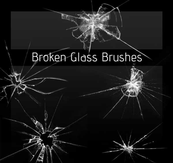 Broken Glass Brushes