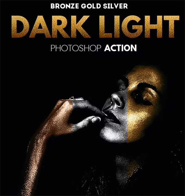Bronze Skin Photoshop Action