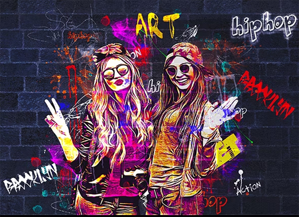 Brooklyn Street Art Photoshop Action