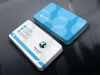 Bubble Business Card Template