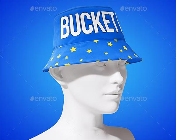 Bucket Hat Design Mockup