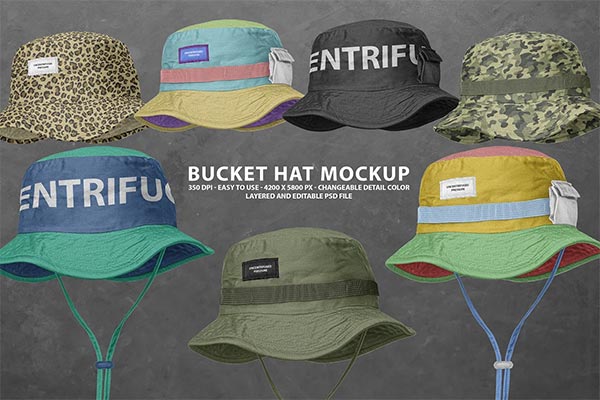 Bucket Hat Mockup Design