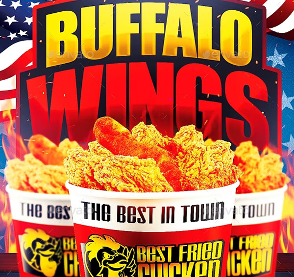 Buffalo Hot Wings Flyer