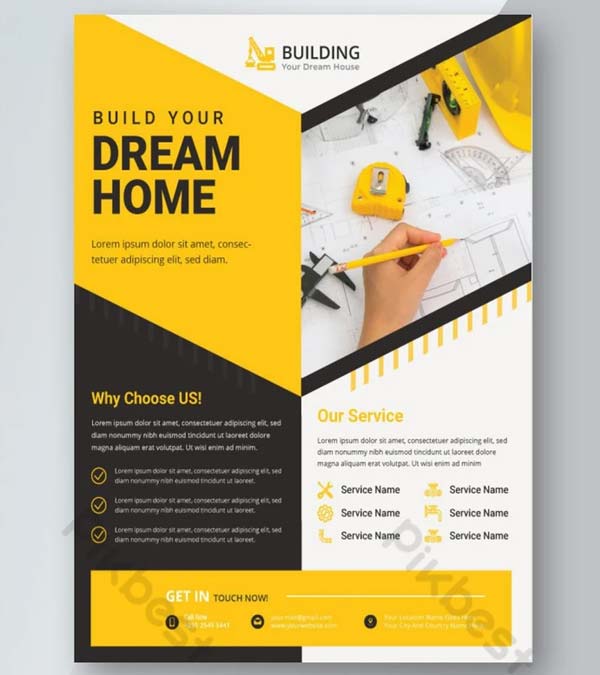 Building Construction Flyer Template