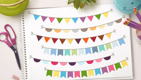 Bunting Banner Clipart