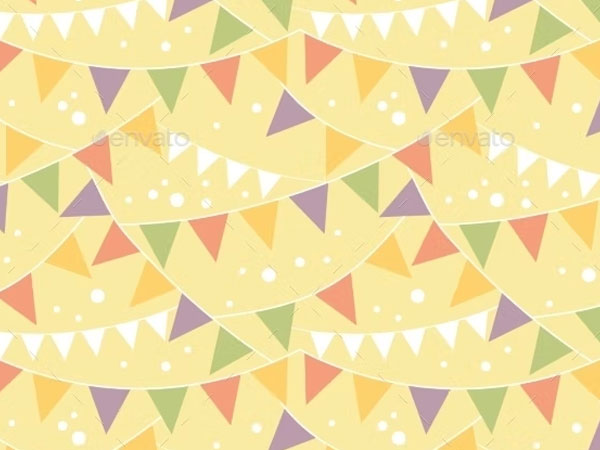 Bunting Pattern Banners