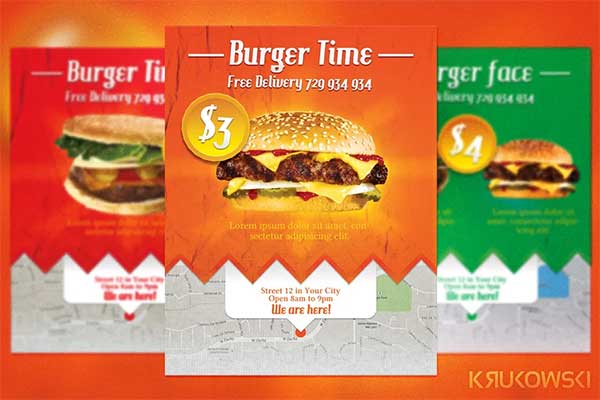 Burger Fast Food Flyer