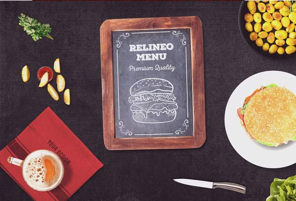 Burger Menu Mockup Download