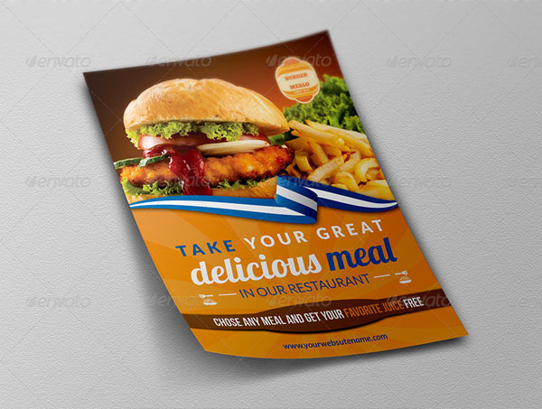 Burger Restaurant Flyer Templates