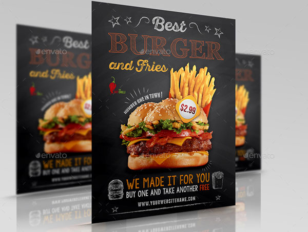 Burger Restaurant Flyer