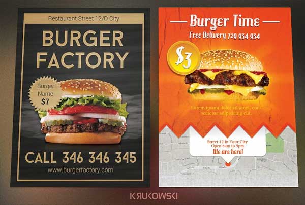 Burger Flyers Bundle