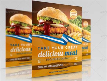 Burger Restaurant Flyer Template