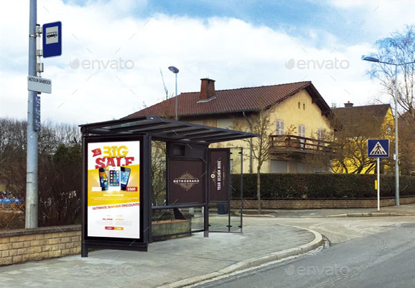 Bus Shelter Mock-Ups Pack