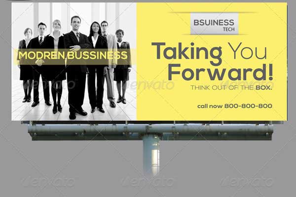 Business Billboard and Rollup Banner Design