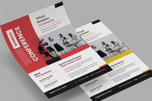 Business Conference Flyer Premium Template